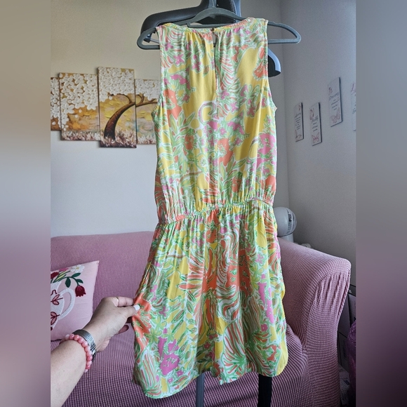 Lilly Pulitzer For Target Yellow Challis Romper - Picture 4 of 8
